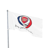 Arsenal x Grateful Dead “North London Forever” Flag Double Sided Fan Flag | 3x5 ft