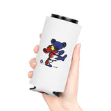 Dancing Bear Can Cooler/Koozie - US Blues - Series 4 of 5