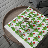 Sanata Dancing Bear Christmas Wrapping Paper