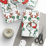 Reindeer Dancing Bear Christmas Wrapping Paper
