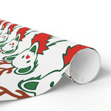 Reindeer Dancing Bear Christmas Wrapping Paper