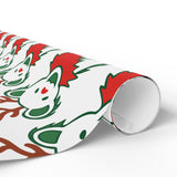 Reindeer Dancing Bear Christmas Wrapping Paper