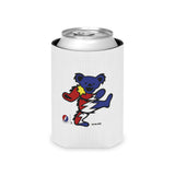 Dancing Bear Can Cooler/Koozie - US Blues - Series 4 of 5