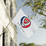 Arsenal x Grateful Dead “North London Forever” Flag Double Sided Fan Flag | 3x5 ft