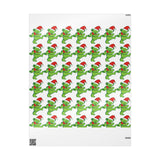 Sanata Dancing Bear Christmas Wrapping Paper