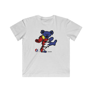 Kids Dancing Bear(US Blues)Fine Jersey Tee