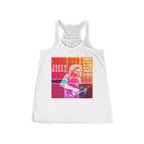 Psychedelic Jerry Garcia - Women's Flowy Racerback Tank Top