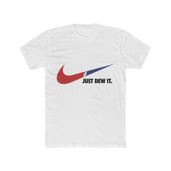 Just Dew It - Men's Cotton Crew Tee